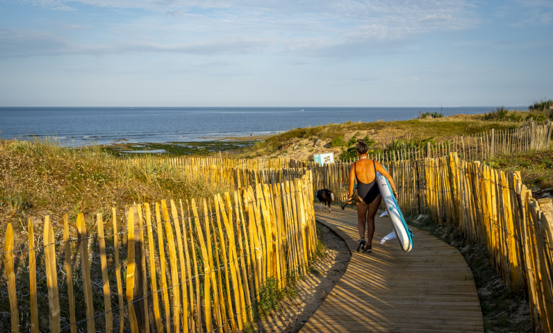 Camping, beach access on Île de Ré