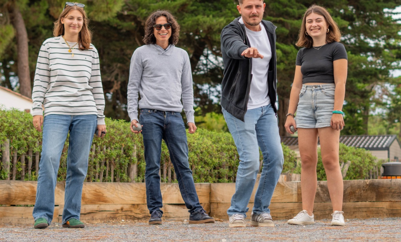 Actividades de petanca camping Isla de Ré