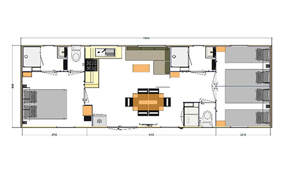 Mobil home neuf Grenettes 3ch
