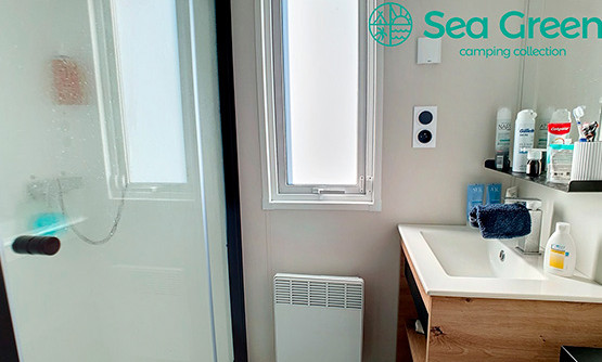 Mobil home neuf Grenettes 3ch salle de bain