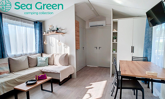 Mobil home neuf Grenettes 3ch salon