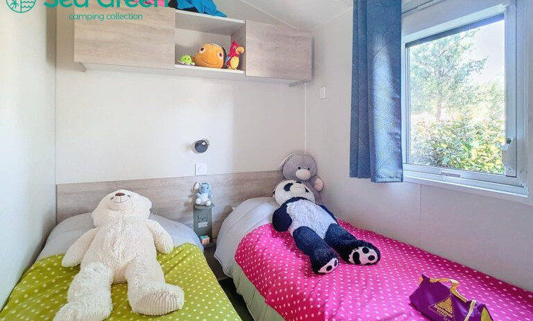 Mobil home neuf Grenettes chambre twin