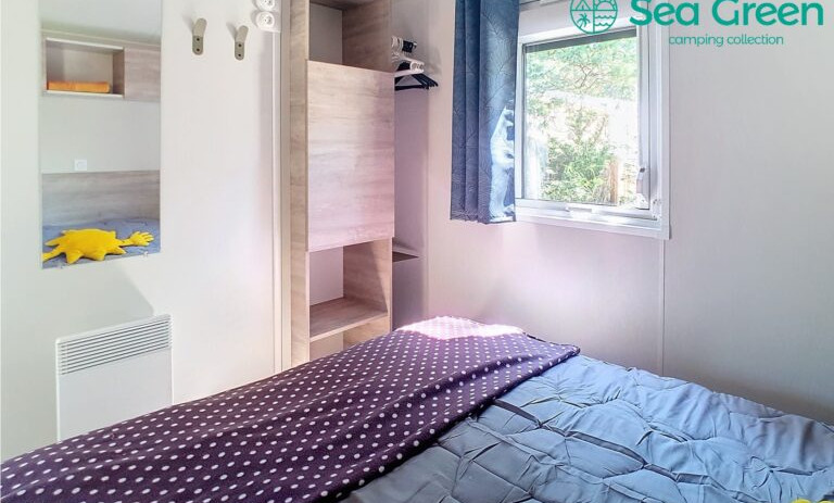 Mobil home neuf Grenettes chambre